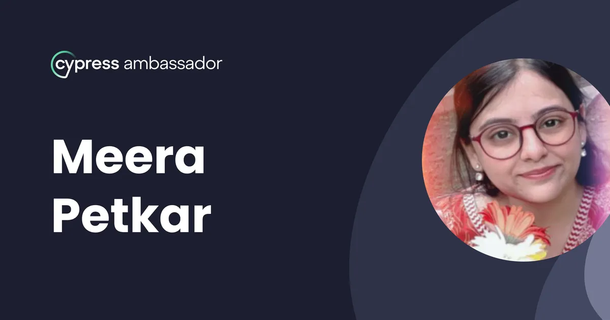 Cypress Ambassador, Meera Petkar