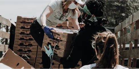 GoFundMe team collaborating